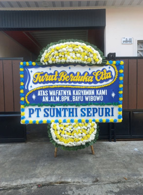 Papan Bunga Duka di Pagambiran Ampalu Nan Xx